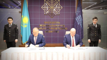 Фотография к новости: Жоғары сот кеңесі мен Қаржылық мониторинг агенттігі ынтымақтастық меморандумына қол қойды