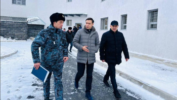 Фотография к новости: Омбудсмен Астанадағы қылмыстық-атқару жүйесінің №2 мекемесіне барды