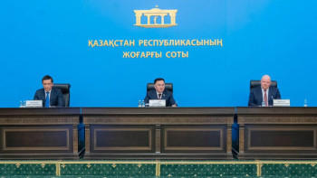 Фотография к новости: Жоғарғы Сот: республика соттары сот төрелігін жоғары сапада жүзеге асырды