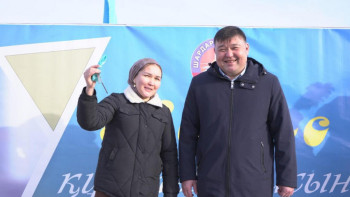 Фотография к новости: Түркістан облысында 40 отбасы жаңа баспанаға ие болды