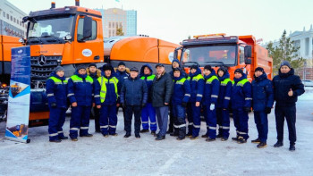 Фотография к новости: Астанада коммуналдық парк жаңа техникалармен толықтырылды