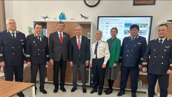 Фотография к новости: Сенатор Авиация академиясының қызметімен танысты