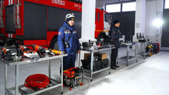 Фотография к новости: Төтенше жағдайлар министрлігінің техникалық базасы жаңартылды