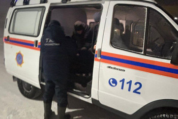 Қостанайда қарлы боран: құтқарушылар қызу жұмысқа кірісті