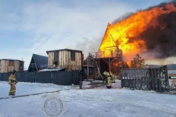 Бурабай ауданында саяжай өртенді