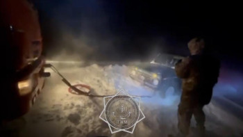 Фотография к новости: Қостанайда боранда жол қалған 5 адам құтқарылды