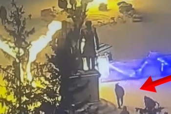 Петропавлда ескерткішке мінген тәртіп бұзушылар ұсталды