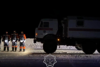 Фотография к новости: Шығыс Қазақстанда құтқарушылар автожолдың қауіпсіздігін қамтамасыз етуде