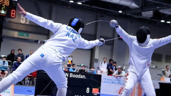 Фотография к новости: Екі шпагашы жасөспірімдер арасындағы Әлем кубогында үздік ондыққа енді