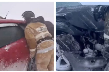 Фотография к новости: Күре жолдағы 95 көлік соқтығысы. Қылмыстық іс қозғалды