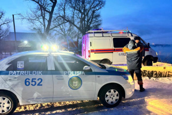 Фотография к новости: Семейде жарыс кезінде көлік Ертіске құлап кетті