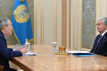 Фотография к новости: Мемлекет басшысы Қаржылық мониторинг агенттігінің төрағасын қабылдады