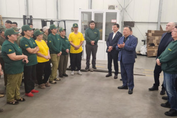 Фотография к новости: Мәжіліс депутаттары Алматы облысындағы жылыжайды аралады