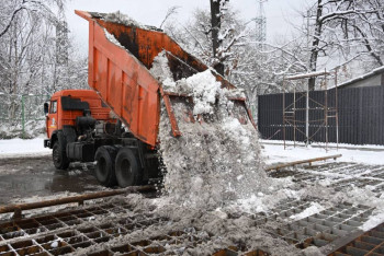 Алматыда қар еріту пункті іске қосылды