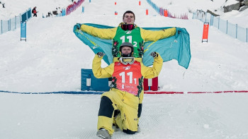 Фотография к новости: Қазақстан құрамасы фристайл-могулдан жасөспірімдер арасындағы әлем чемпионатын үш медальмен аяқтады