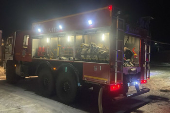 Фотография к новости: Ақмола облысында қонақүй өртенді