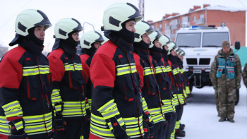 Фотография к новости: Ақмолада әмбебап құтқару бөлімшесі ашылды