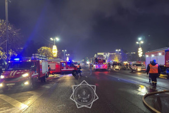 Фотография к новости: ҚБТУ-дағы өрт бойынша жедел штаб құрылды