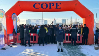 Фотография к новости: Елордада 600-ге жуық спортшы қатысқан жүгіру жарысы өтті