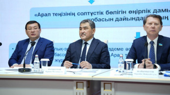 Фотография к новости: Солтүстік Аралды сақтау жобасының алғашқы кезеңінің нәтижесінде теңіздегі су көлемі 42%-ға ұлғайды