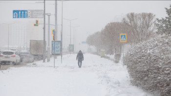 Фотография к новости: Қар, тұман, бұрқасын: Бірнеше өңірде ескерту жарияланды