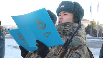 Фотография к новости: Елордада жедел құрама 700-ге жуық жас сарбазбен толықты