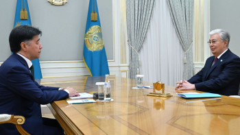 Фотография к новости: Президент Әлихан Байменовті қабылдады