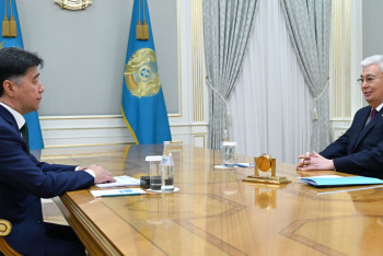 Фотография к новости: Президент Әлихан Байменовті қабылдады
