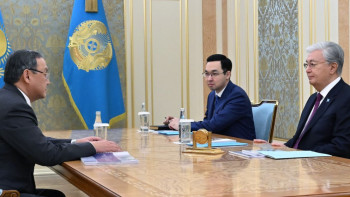 Фотография к новости: Тоқаев Ұлттық ғылым академиясының президентін қабылдады