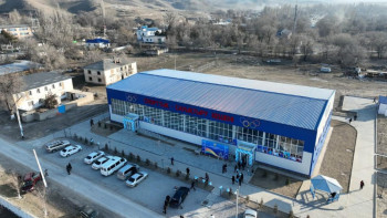 Фотография к новости: Жамбыл облысының шалғай ауылында спорт кешені пайдалануға берілді