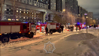 Фотография к новости: Астанада фитнес орталығындағы өрт сөндірілді