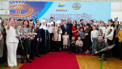 Қосшы қаласында 100-ге жуық отбасы баспаналы болды