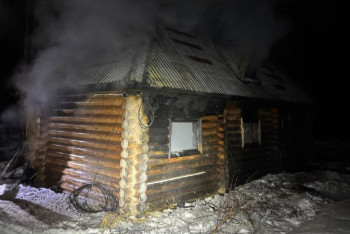 Фотография к новости: Ақмола облысында монша өртенді