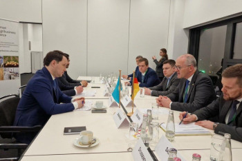 Фотография к новости: АШМ: Неміс компаниялары елімізге инвестиция салуға дайын