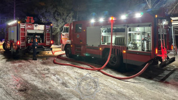 Фотография к новости: Жетісу облысында екі қабатты монша кешенінен өрт шықты