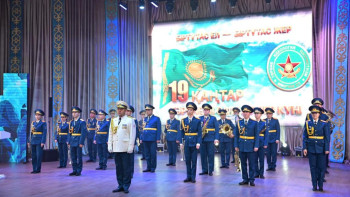 Фотография к новости: Астанада тәрбие құрылымдарының офицерлеріне құрмет көрсетілді