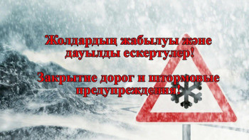 Фотография к новости: Елімізде ауа райы нашарлады: Ақмола облысында көлік қозғалысына шектеулер енгізілді