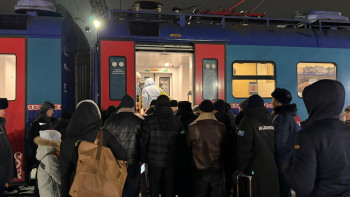 Фотография к новости: Ауа райының қолайсыздығына байланысты қосымша пойыздар жолға шығады