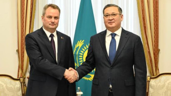 Фотография к новости: Сыртқы істер министрі Беларусь елшісін қабылдады