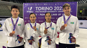 Фотография к новости: Ел құрамасы Туринде шорт-тректен қола жүлде иеленді