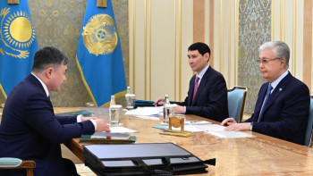 Фотография к новости: Президент Ұлттық банк төрағасын қабылдады