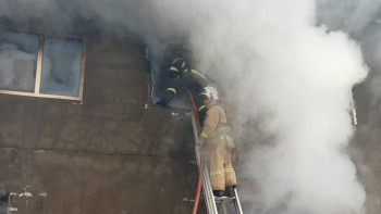 Фотография к новости: Алматыда цех отқа оранды