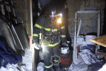 Фотография к новости: Павлодарда құтқарушылар жарылыстың алдын алды