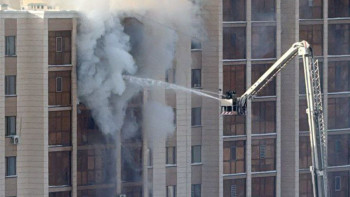 Фотография к новости: Астанада өрттен бес адам құтқарылды