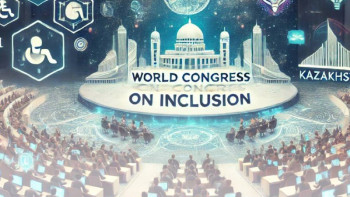 Фотография к новости: Инклюзия бойынша алғашқы бүкіләлемдік конгресс Қазақстанда өтеді