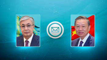 Фотография к новости: Мемлекет басшысы Вьетнам халқын Жаңа жыл мерекесімен құттықтады