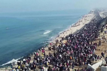 Фотография к новости: 200 мың адам: Палестиналықтар Газа секторына орала бастады