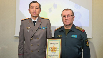 Фотография к новости: Астанада әскери топографиялық қызмет ардагерлеріне құрмет көрсетілді