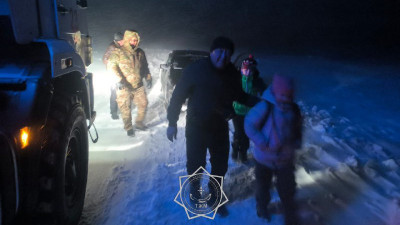 Қостанайда қар құрсауынан 4 адам құтқарылды