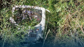 Фотография к новости: Таиландта туристер мінген автобус 15 метр биіктіктен құлады